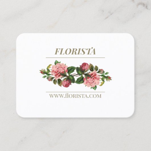 Florista - Visitekaartje (Voorkant)