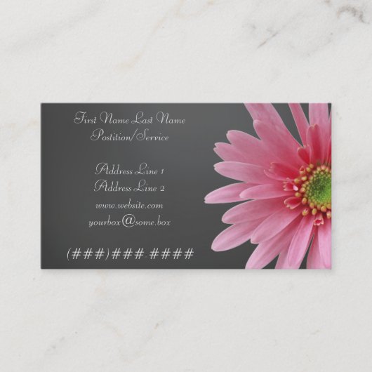 Floristekaart Visitekaartje (Voorkant)