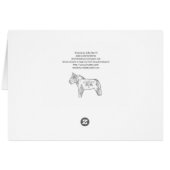 Floristisch paard (Achterkant Horizontaal)