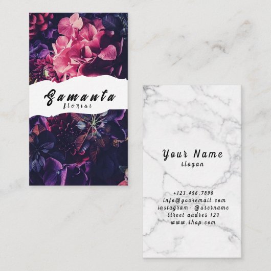 Floristisch Visitekaartje (Voorkant / Achterkant)