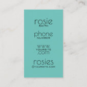 Floristisch Visitekaartje (Achterkant)