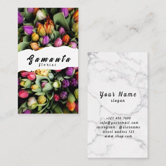 Floristisch Visitekaartje (Voorkant / Achterkant)