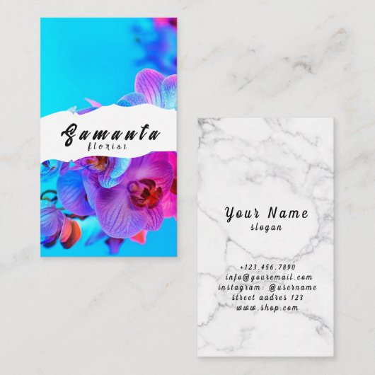 Floristisch Visitekaartje (Voorkant / Achterkant)