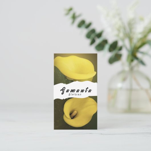 Floristisch Visitekaartje (Staand voorkant)