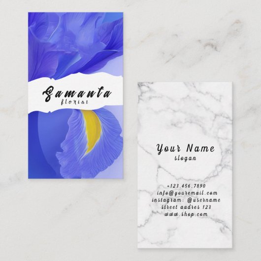 Floristisch Visitekaartje (Voorkant / Achterkant)