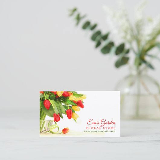 Floristisch Visitekaartje (Staand voorkant)