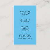 Floristisch Visitekaartje (Achterkant)