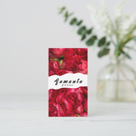 Floristisch Visitekaartje (Staand voorkant)