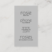 Floristisch Visitekaartje (Achterkant)