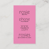 Floristisch Visitekaartje (Achterkant)