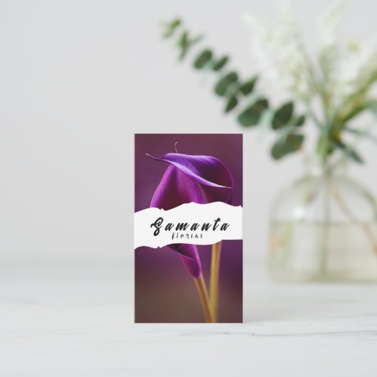 Floristisch Visitekaartje (Staand voorkant)