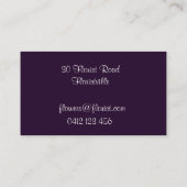 Floristisch winkelbloemen voor jou visitekaartje (Achterkant)