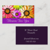 Floristisch winkelbloemen voor jou visitekaartje (Voorkant / Achterkant)