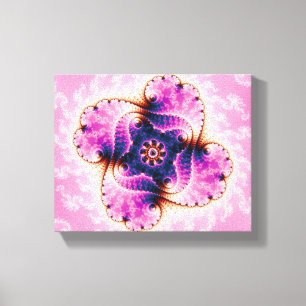 Florivet - Fractal Art Canvas Afdruk