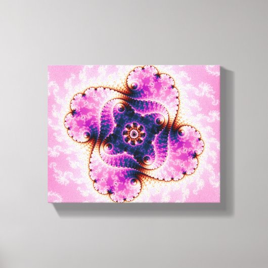 Florivet - Fractal Art Canvas Afdruk (Voorkant)