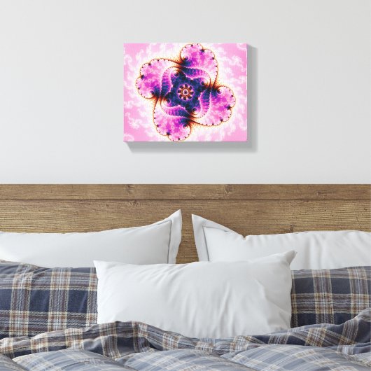 Florivet - Fractal Art Canvas Afdruk (Insitu (Slaapkamer))