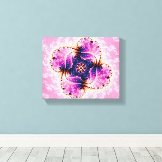 Florivet - Fractal Art Canvas Afdruk (Insitu (Houten vloer))