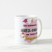 Flork Día del Maestra - Las verdaderas Heroinas Koffiemok (Voorkant rechts)