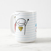 Flork Día del Maestro - Los verdaderos Heroes! Koffiemok (Voorkant links)