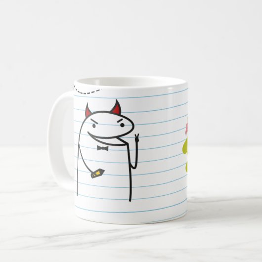 Flork Taza Maestro - Dia de examen Koffiemok (Voorkant links)