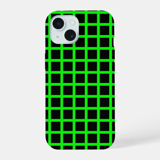 Floro dot illusion iphone 15 case  (Achterkant)