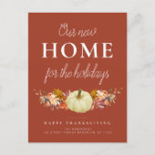 florpumpkin bewegende aankondiging briefkaart (Voorkant)