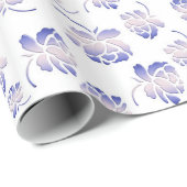 florretro patroon cadeaupapier (Rol Hoek)