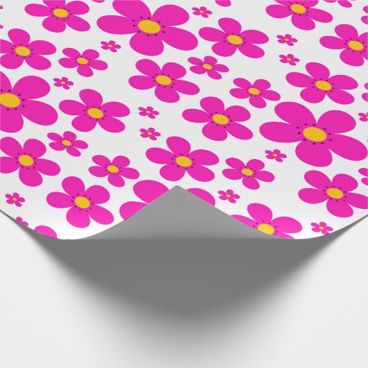 florretro patroon cadeaupapier (Hoek)