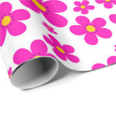 florretro patroon cadeaupapier (Rol Hoek)