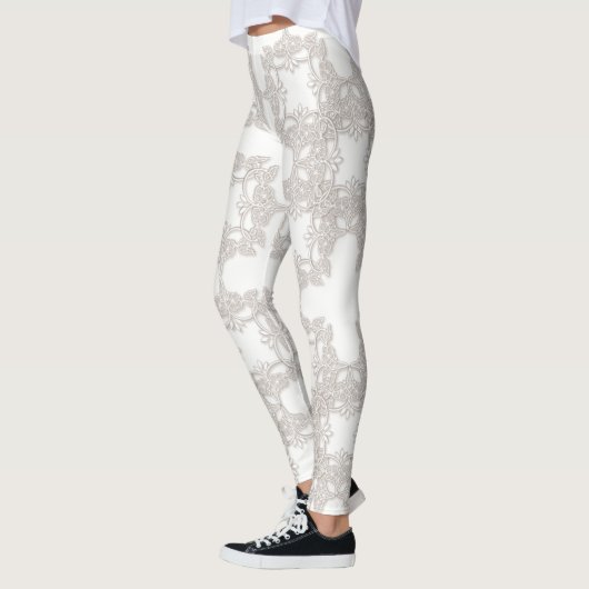 florretro patroon leggings (Links)
