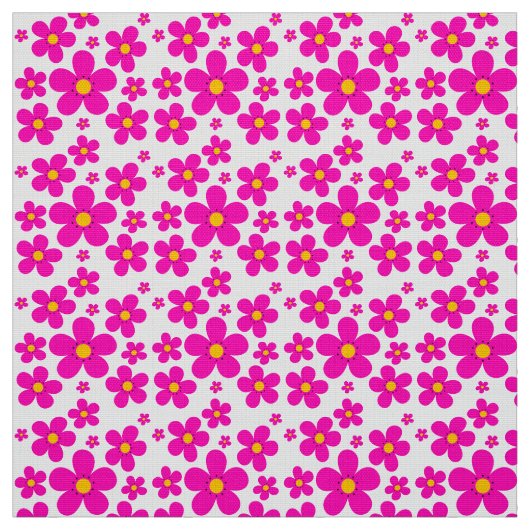 florretro patroon stof (Swatch)