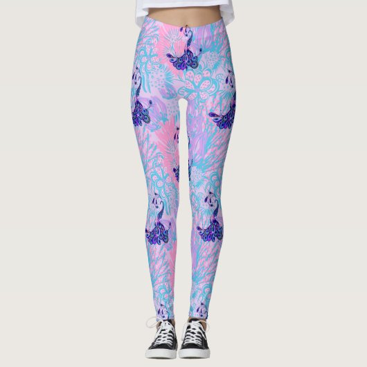 florroze pauw leggings (Voorkant)