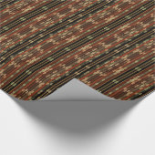 flortekenpatroon cadeaupapier (Hoek)