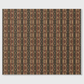 flortekenpatroon cadeaupapier (Vlak)