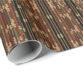 flortekenpatroon cadeaupapier (Rol Hoek)