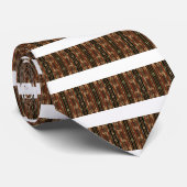 flortekenpatroon stropdas (Opgerold)