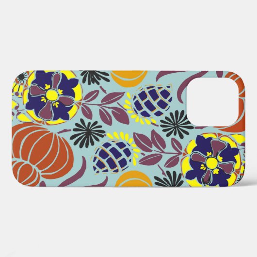 florvormachtergrond Case-Mate iPhone case (Achterkant (horizontaal))
