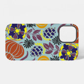 florvormachtergrond iPhone hoesje (Achterkant horizontaal)