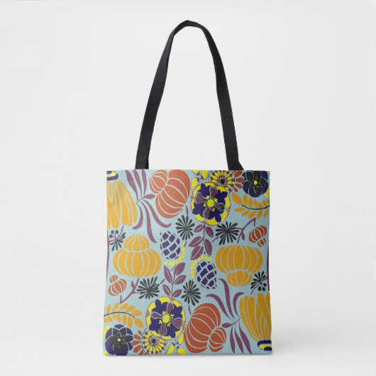 florvormachtergrond tote bag (Voorkant)