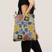 florvormachtergrond tote bag (Dichtbij)