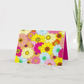 florvormig patroon kaart (Voorkant)