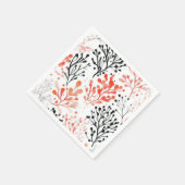 florvormig patroon servet (Hoek)