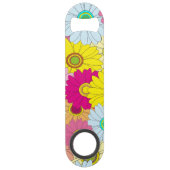 florvormig patroon speed flessenopener (Voorkant)