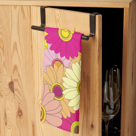 florvormig patroon theedoek (Derde Gevouwen)