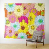 florvormig patroon wandkleed (In Situ (horizontaal))