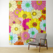 florvormig patroon wandkleed (In situ)