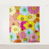 florvormig patroon wandkleed (Voorkant)