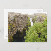 Flosagja Canyon Iceland Postcard Briefkaart (Voorkant / Achterkant)