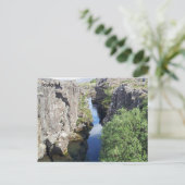 Flosagja Canyon in Þingvellir, IJsland Briefkaart (Staand voorkant)