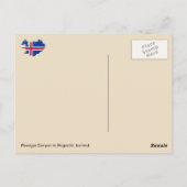 Flosagja Canyon in Þingvellir, IJsland Briefkaart (Achterkant)